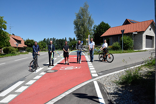 Fertigstellung Radweg in Tannau