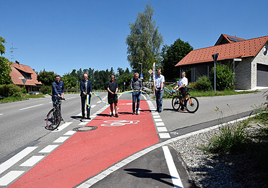 Fertigstellung Radweg in Tannau