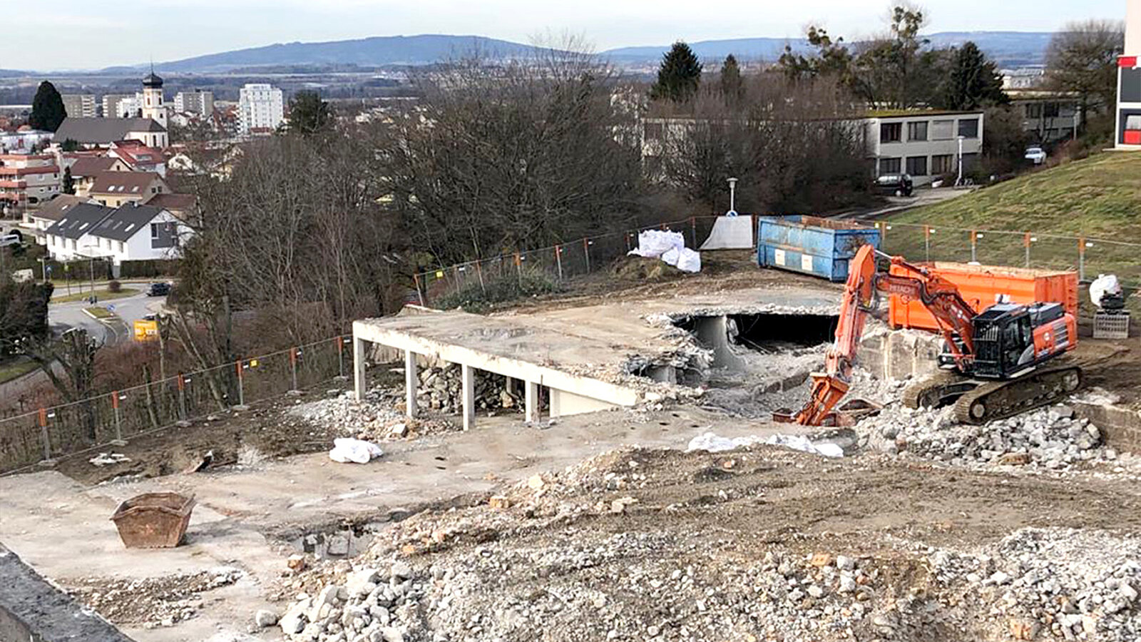 Rückbau diverser Industriehallen und Gebäude